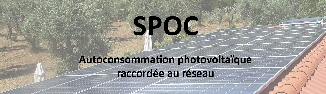 SPOC autoconsommation photovoltaïque